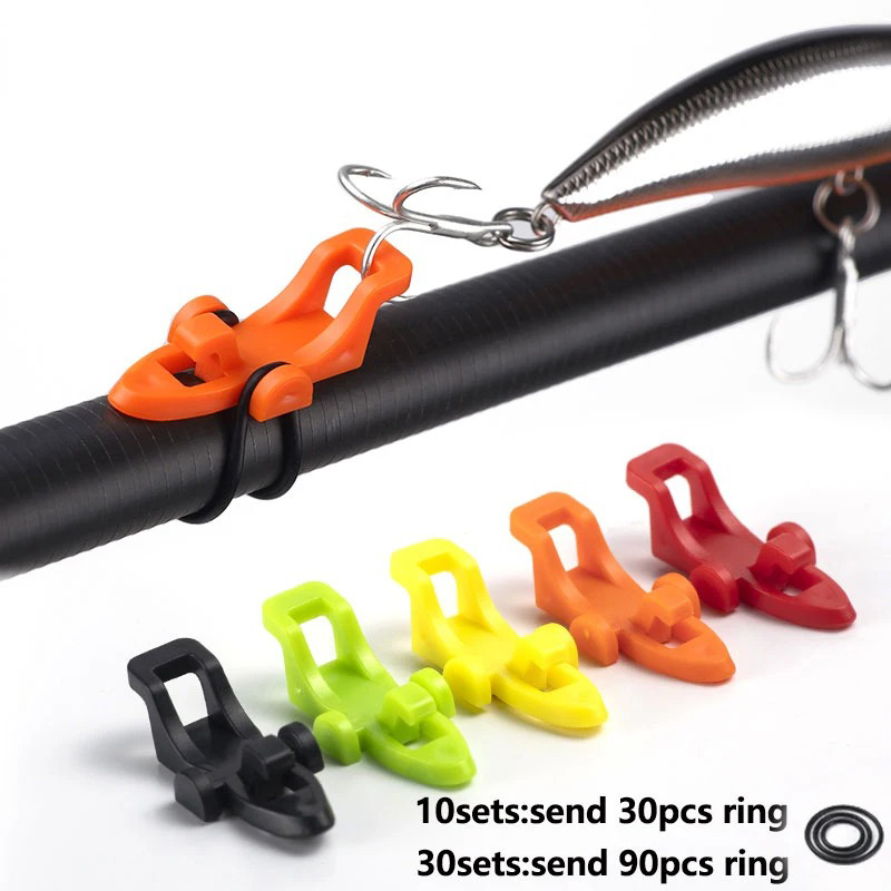 Fishing Hook Jig - 10-30 adet olta kamışı kanca tutucu