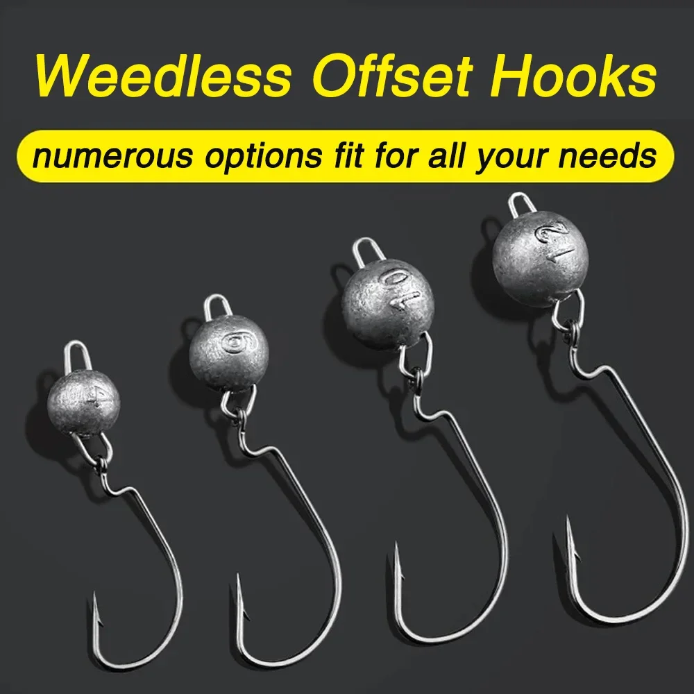 5 Adet Metal Jig Head Solucan  - Fishing Hook Weedless incelemesi ve fiyatı